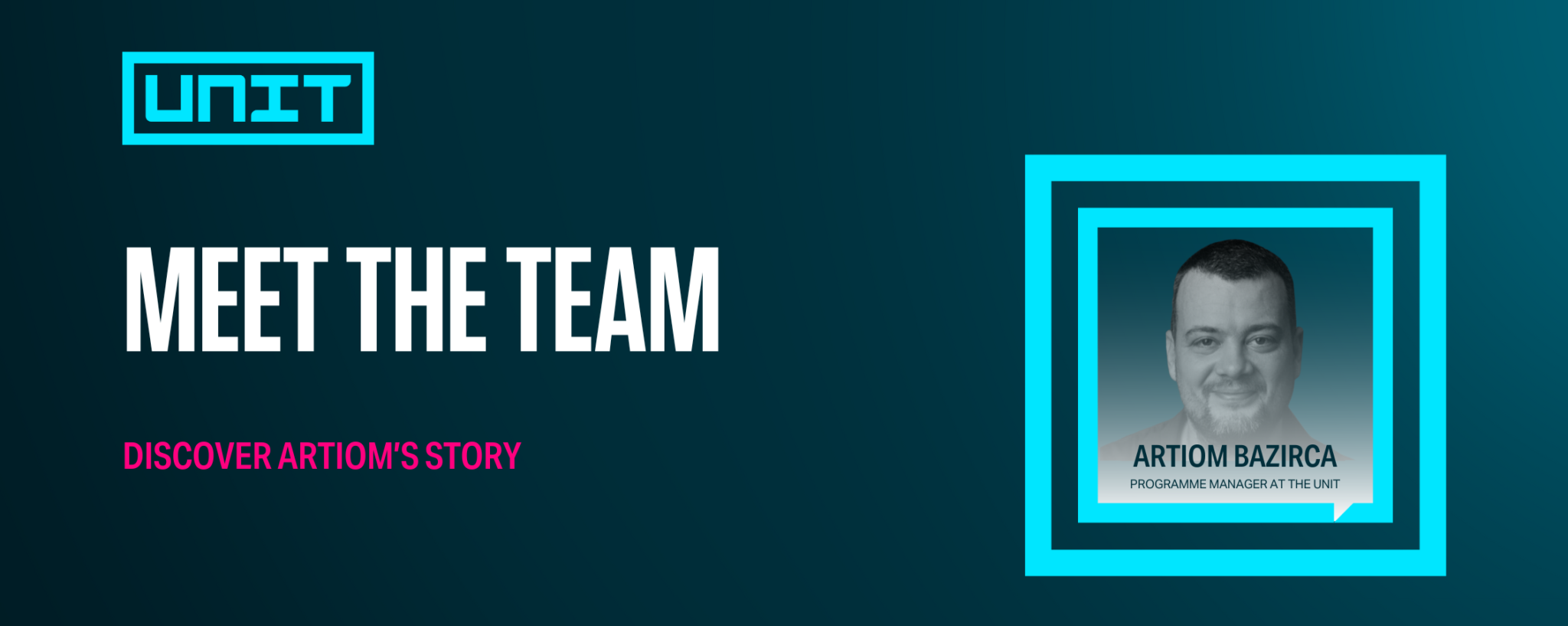 Meet the Team Programme Manager Artiom Bazirca